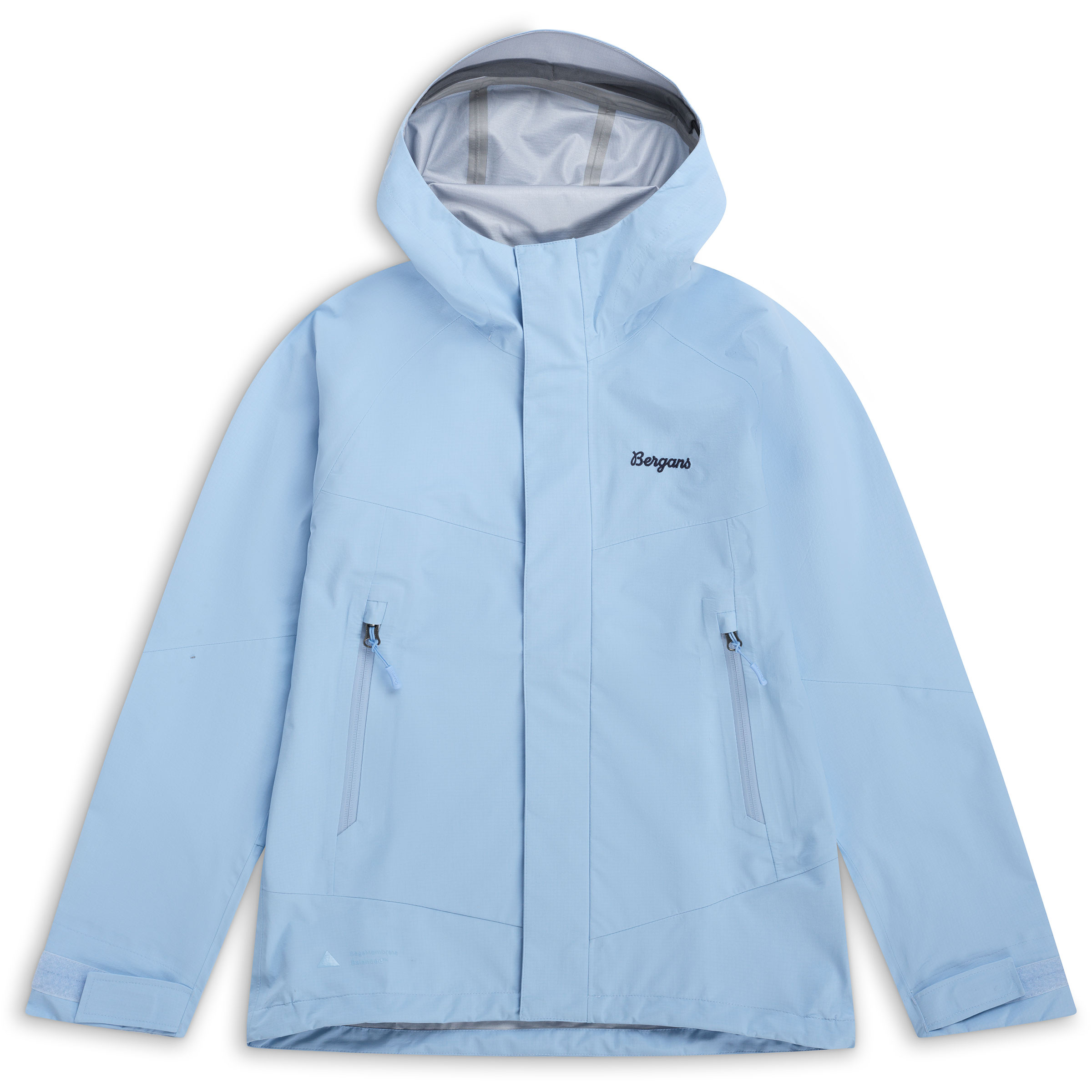 Bergans 3L Shell Kinder Regenjacke blau Größe 140 Trekking Elastisch Wasserabweisend
