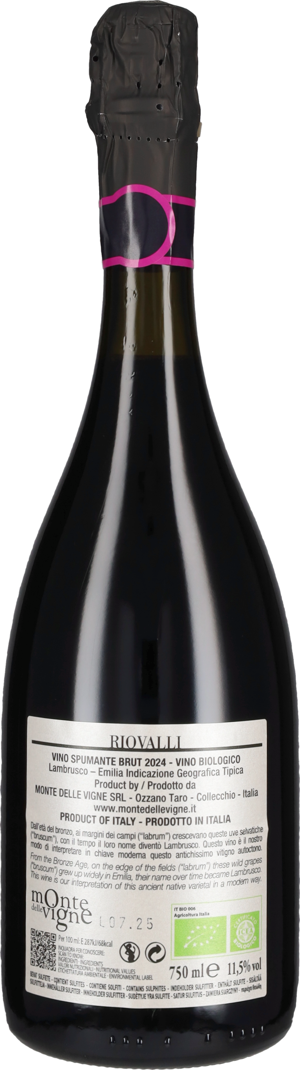 Lambrusco 'Rio Valli' Monte delle Vigne 2025