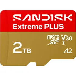 SANDISK EXTREME® PLUS MICROSD™ UHS-I-KARTE, Micro-SD Speicherkarte, 2 TB, 250 MB/s