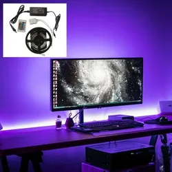 BIOLEDEX 5m RGB Farbwechsel LED Streifen mit Fernbedienung Komplett-Set Farbwechsel