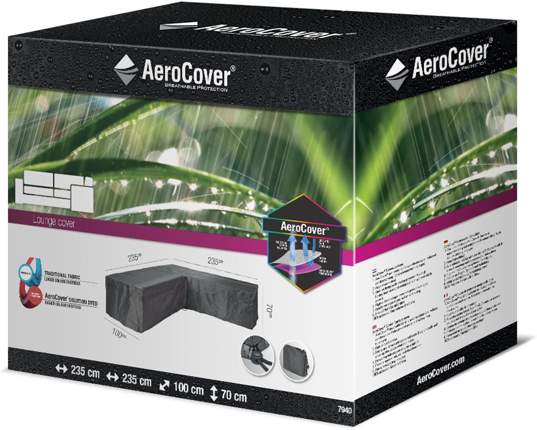 AeroCover - L-Shape Lounge Set Cover 235 x 235 x 100 x 70