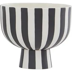 Toppu Schale 15 cm, schwarz-weiß