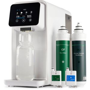HO3 Osmoseanlage Home One, Auftisch, weiß, mit 5 Liter Wassertank, Heißwasserfunktion, 10 Filterstufen