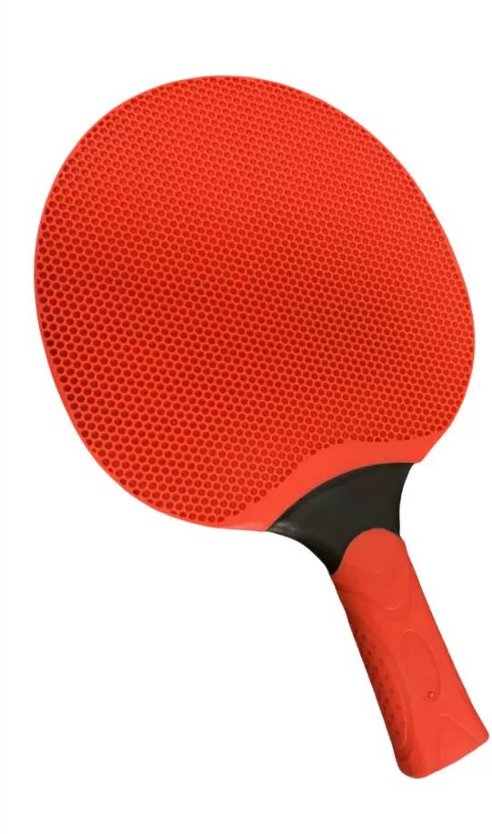 INF Tischtennisschläger-Set mit 2 Stück, leicht und komfortabel Rot