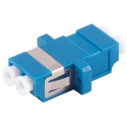 LWL-Verbinder Duplex LC-LC UPC OS2 blau