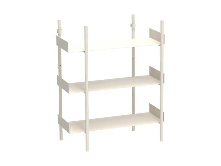 Broste Copenhagen Nobuko Bücherregal 3 Regalböden White