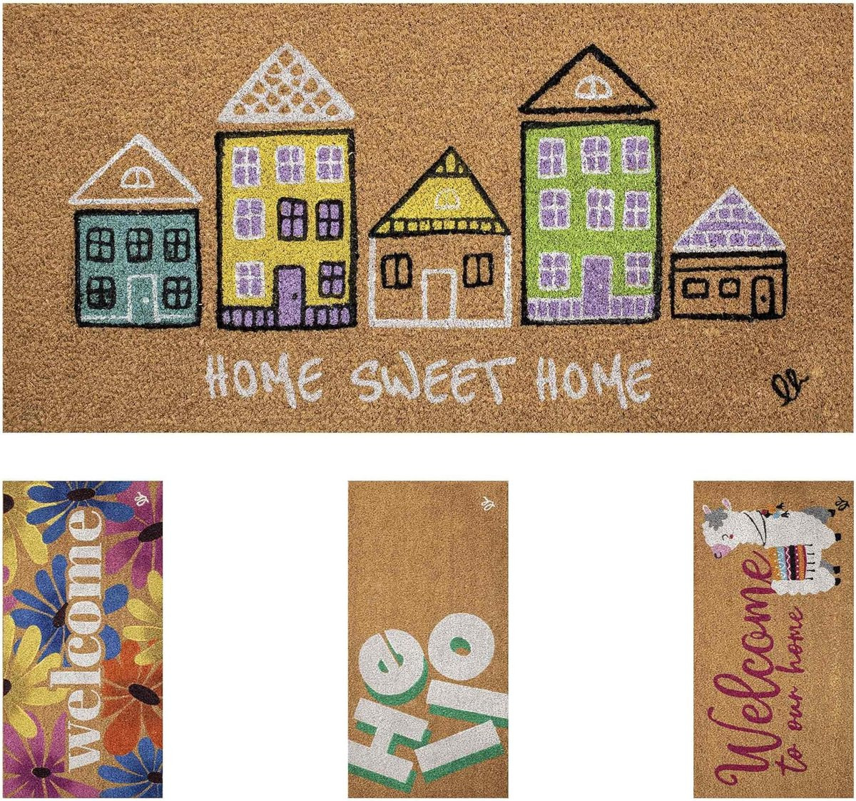 Waterbestendige Kokos Deurmat Welcome 12 - 40 x 80 cm
