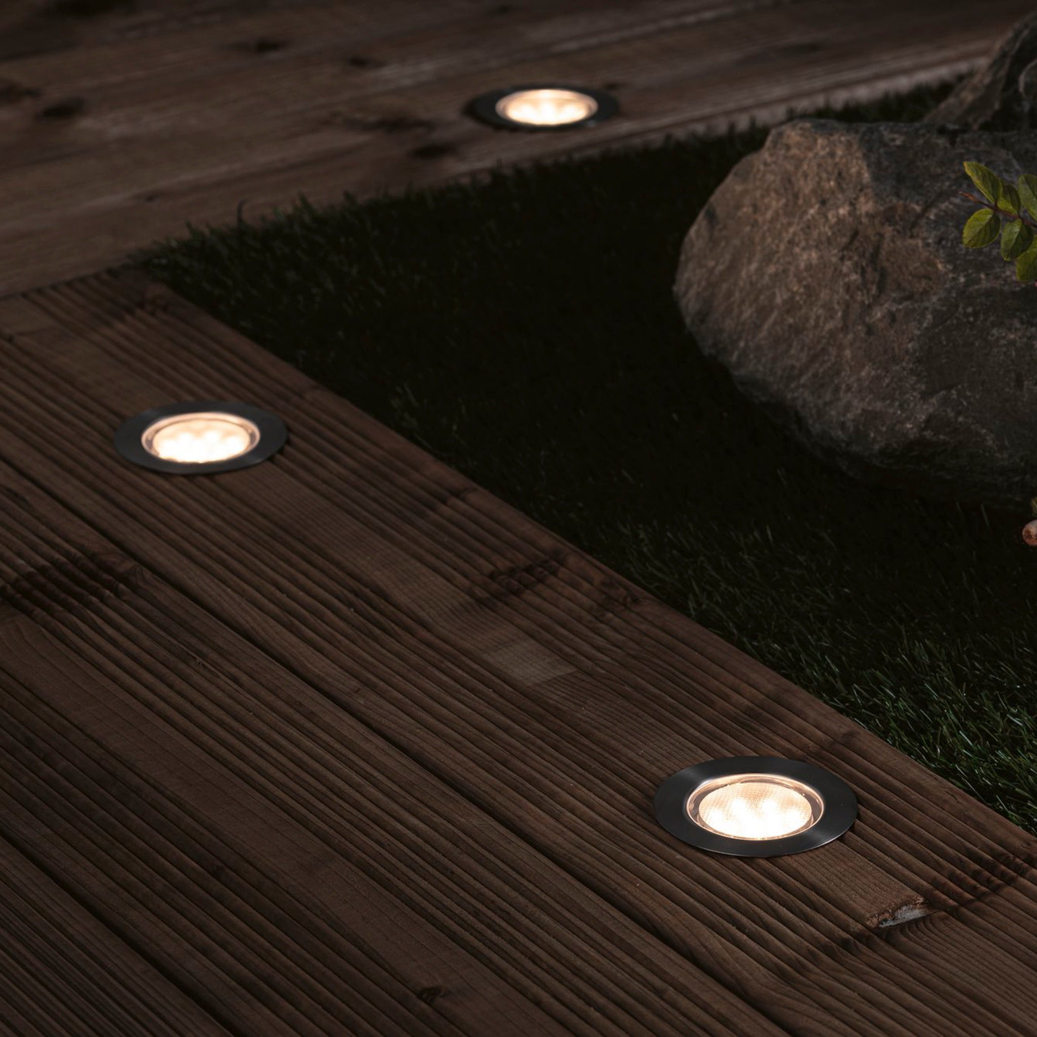Paulmann - Plug & Shine Outdoor 2W LED Recessed Floor Individual Eco Spotlight in Silver