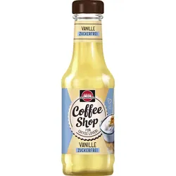 SCHWARTAU Coffee Shop Kaffeesirup Zuckerfrei Vanille 200,0 ml