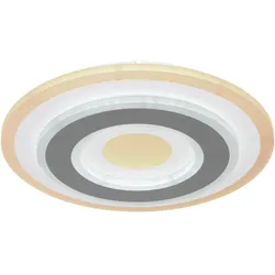 Globo, Deckenleuchte, Deckenleuchte Sabatino weiss 1xLED (1365 lm)
