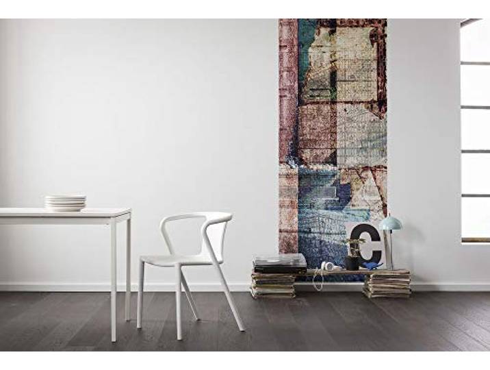 Komar Vlies Fototapete URBAN ART PANEL, 100 x 250 cm (Breite x Höhe), Tapete, Schlafzimmer, Wohnzimmer, Flur, Design, Dekoration, Wanddeko,