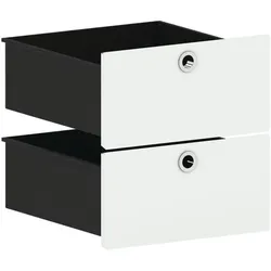 viasit Schubkasten-Einsatz für schmale Regale »System 4« weiß, 37.5x37.5x37.5 cm