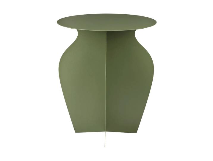Broste Copenhagen Urna Beistelltisch Ø35x45 cm Grape leaf green