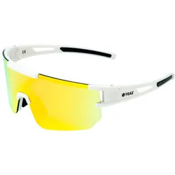 YEAZ Sport-Sonnenbrille Creme White/Mango Red SUNSPARK