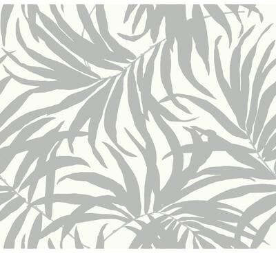 York Wallcoverings Bali Leaves Metallic Peel & Stick Wallpaper