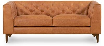 Poly and Bark "Poly & Bark Essex 74"" Apartment Sofa - Full Grain Genuine Italian Leather"