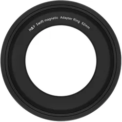 H&Y Swift Magnetic Lens Adapter Ring (62mm) (Objektivfilter Adapter), Objektivfilter Zubehör, Schwarz