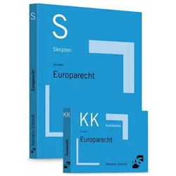 Bundle Sommer, Skript Europarecht + Sommer Karteikarten Europarecht, Schulbücher