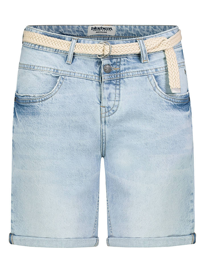 Sublevel Jeans-Bermudas in Hellblau - XXL
