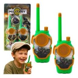 Lean Toys Walkie-Talkie-Funkgeräte für Kinder, Militär, 10 m (10 km) (65649632)