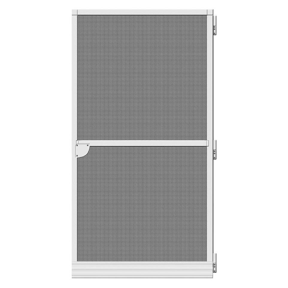 Schellenberg Moskitonetz Tür Fiberglas Aluminium Weiss (100 x 210 cm) (45333420)