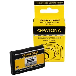PATONA Akku passend für Nikon EN-EL23 Coolpix p600 – 3,8 Volt 1400 mAh