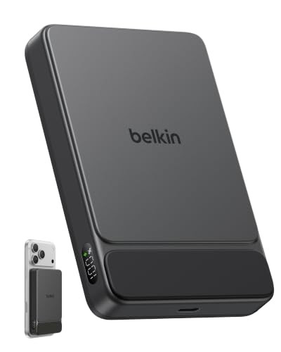 Belkin UltraCharge Magnetische Power Bank 10000mAh met USB-C Poort - Zwart