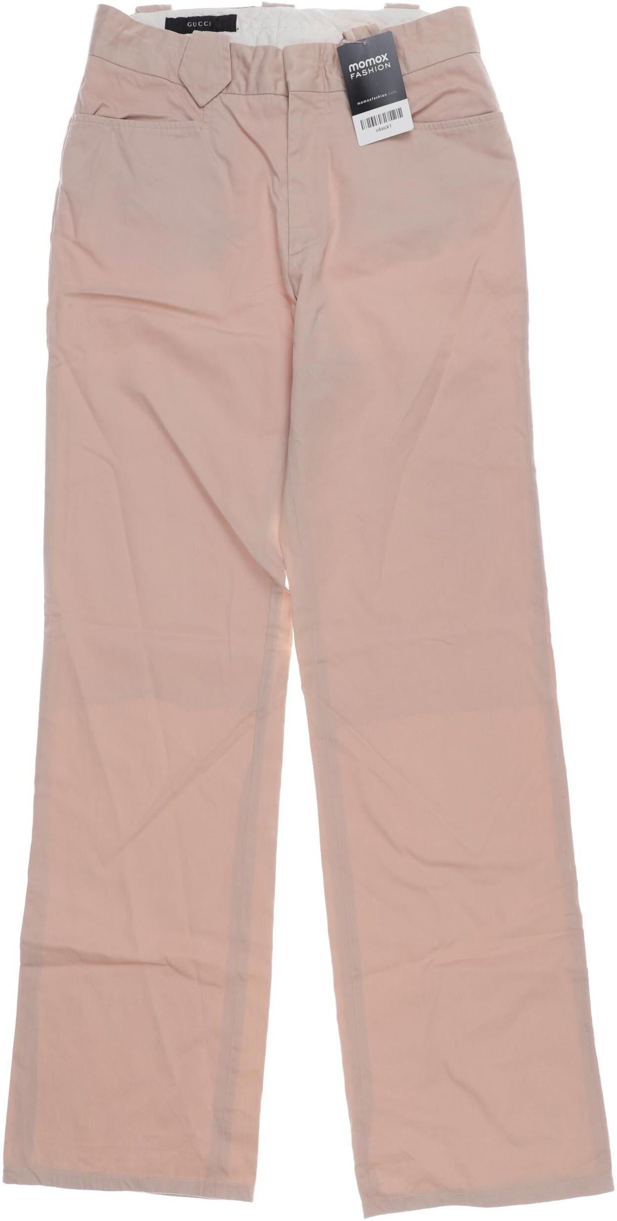 Gucci Damen Stoffhose, Pink, Gr. EU 32 (IT 38), Viskose / Baumwolle - Second Hand