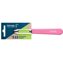 Opinel No 115 Gemüseschäler, Sparschäler, Rosa
