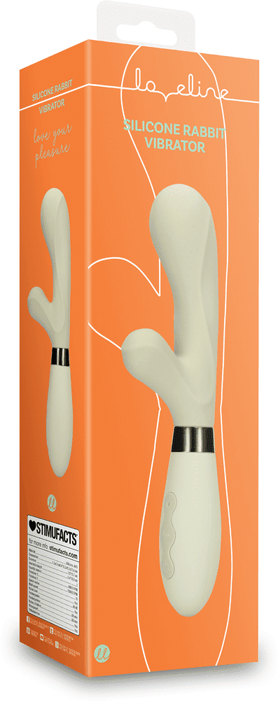 Loveline Silicone Rabbit Vibrator - Misty Green