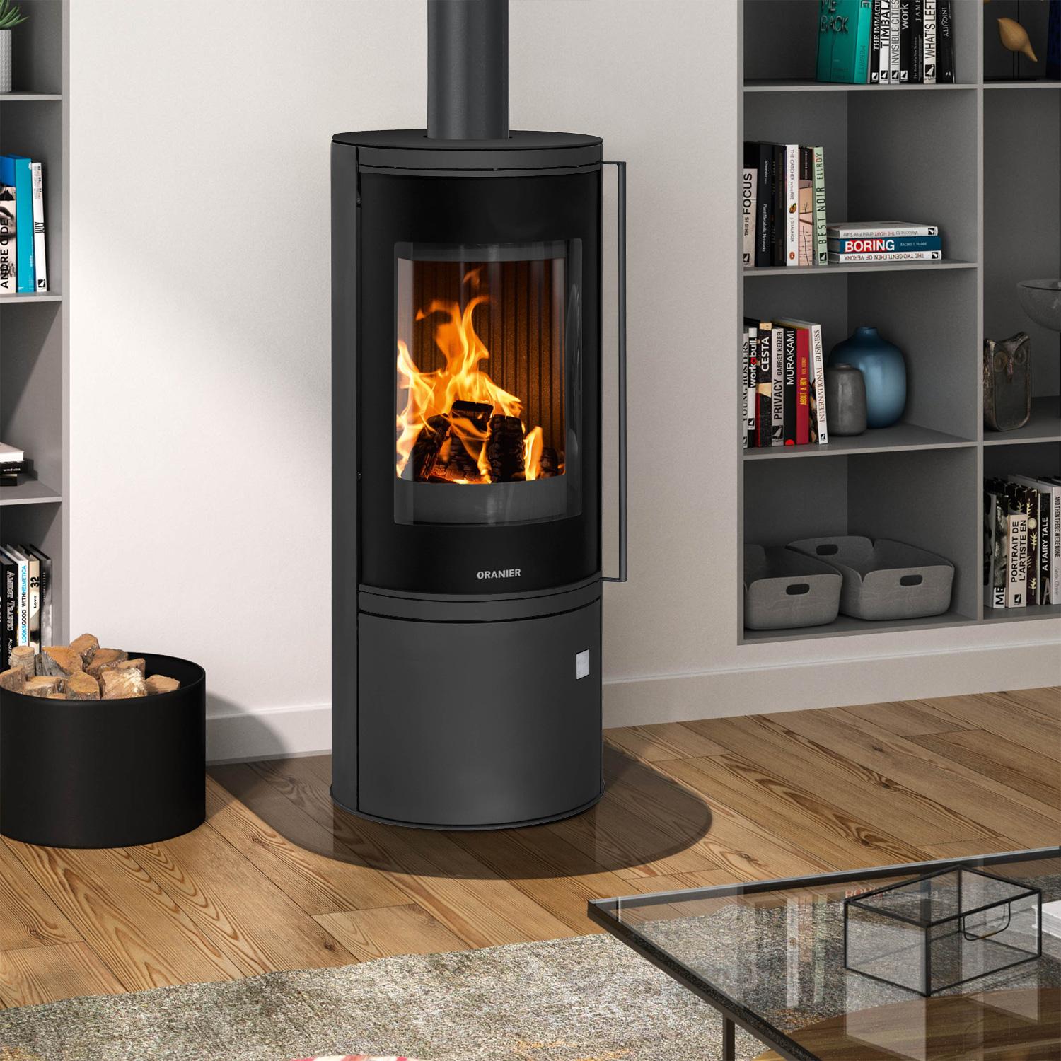 Oranier | Kaminofen | Arena 2.0 | 7 kW | Stahl Schwarz