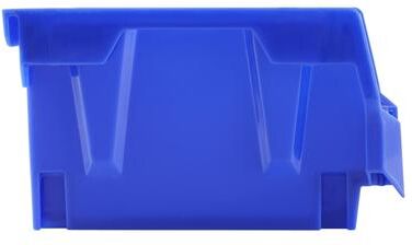 Plastic Storage Bin, Hanging Stackable Storage Organizer Bin, Blue/Red, Heavy Duty Stacking Containers for Closet, Kitchen