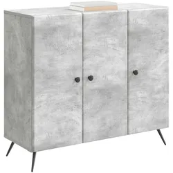 vidaXL, Kommode + Sideboard, Buffetschrank (89 x 34.50 x 80 cm)
