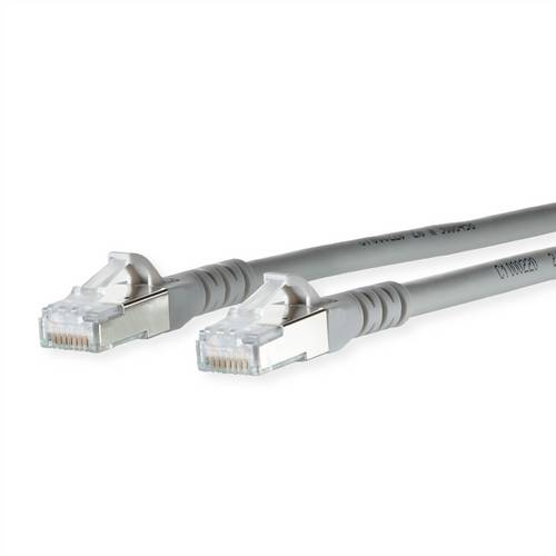 Metz Connect Patchkabel Cat.6A AWG 26, LSOH, grau, 0,3m