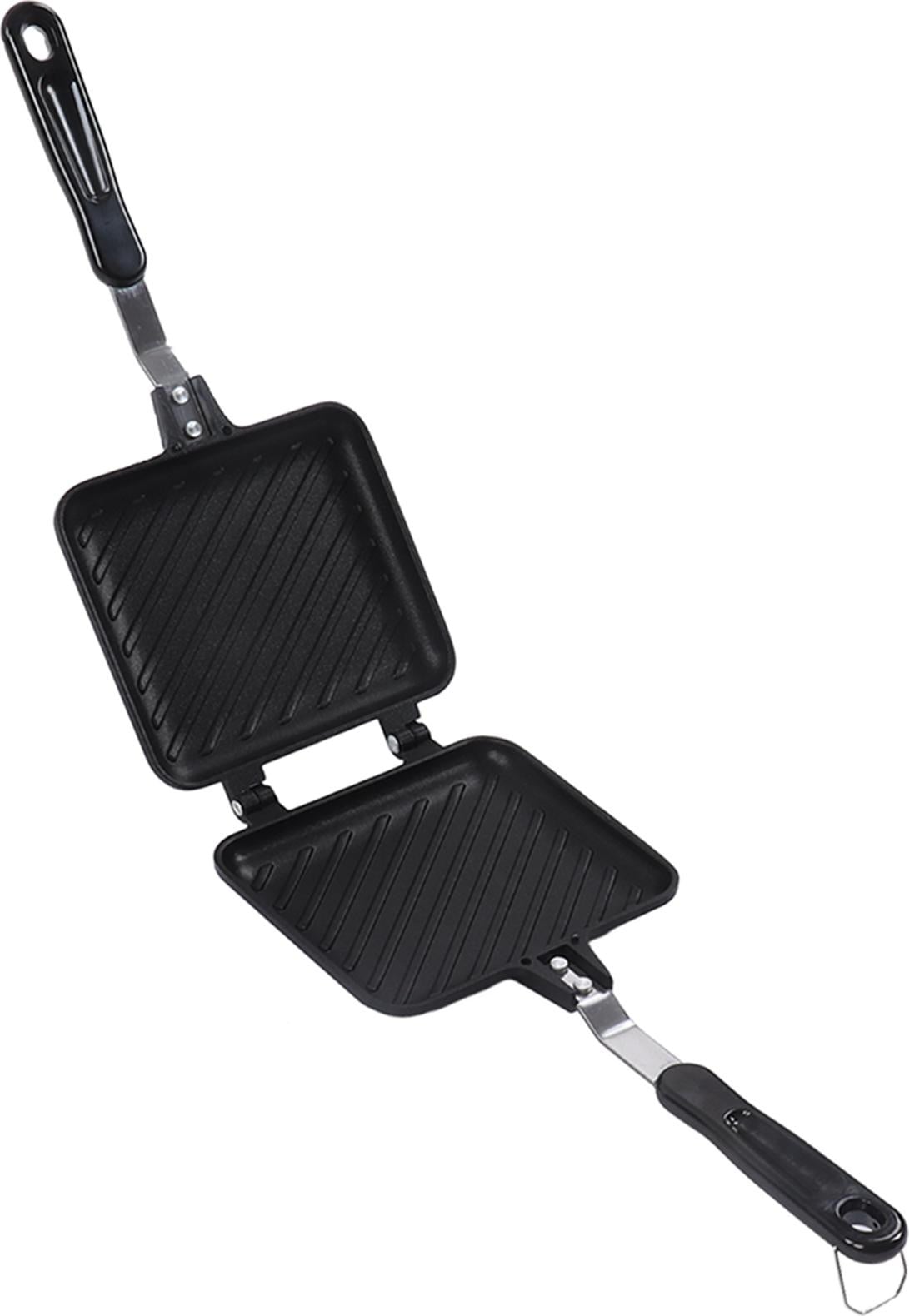 Cocosity Dubbelzijdige Panini Grill met Antiaanbaklaag en Ribbels