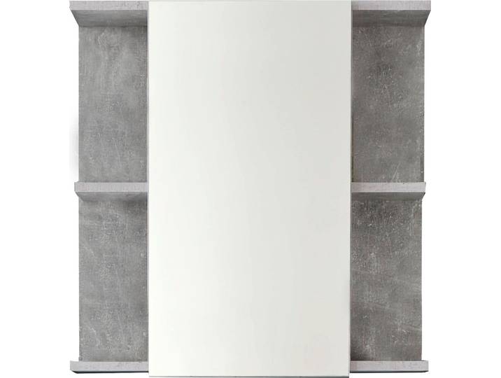 trendteam Bad Spiegelschrank Nano Beton Stone Melamin 60 x 62 x 20 cm