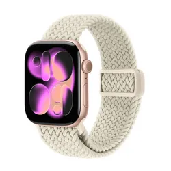 Crong Wave Band - gestrickt Armband für Apple Watch 38/40/41/42 mm (beige)