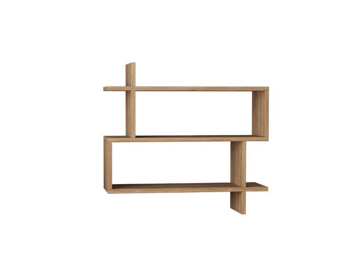 Étagère Murale En Bois \ paralel\ - 70 X 22 X 65 Cm - Marron