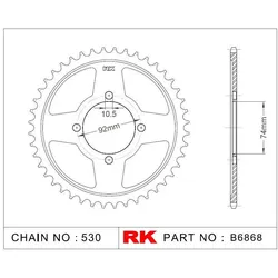 RK Kettenrad 6868 39 Zähne