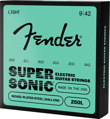 Fender 250L NPS Ball End 9-42 3 Pack