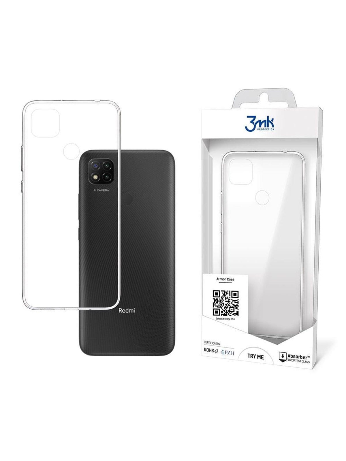 3mk Armor Case Transparent - Xiaomi Redmi 9C