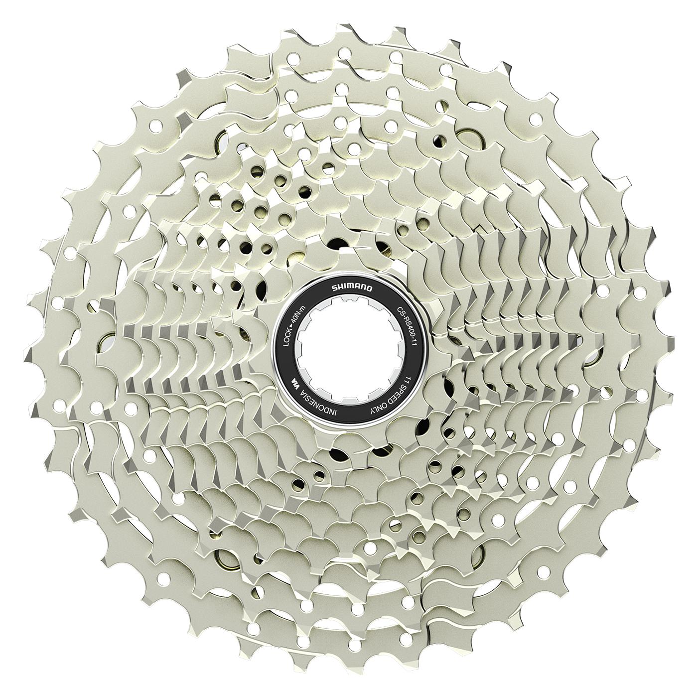 Shimano Kassette Cues CS-RS400 11-Gang 11-36 Zähne (11-fach, 11-36) (ECSRS40011136)