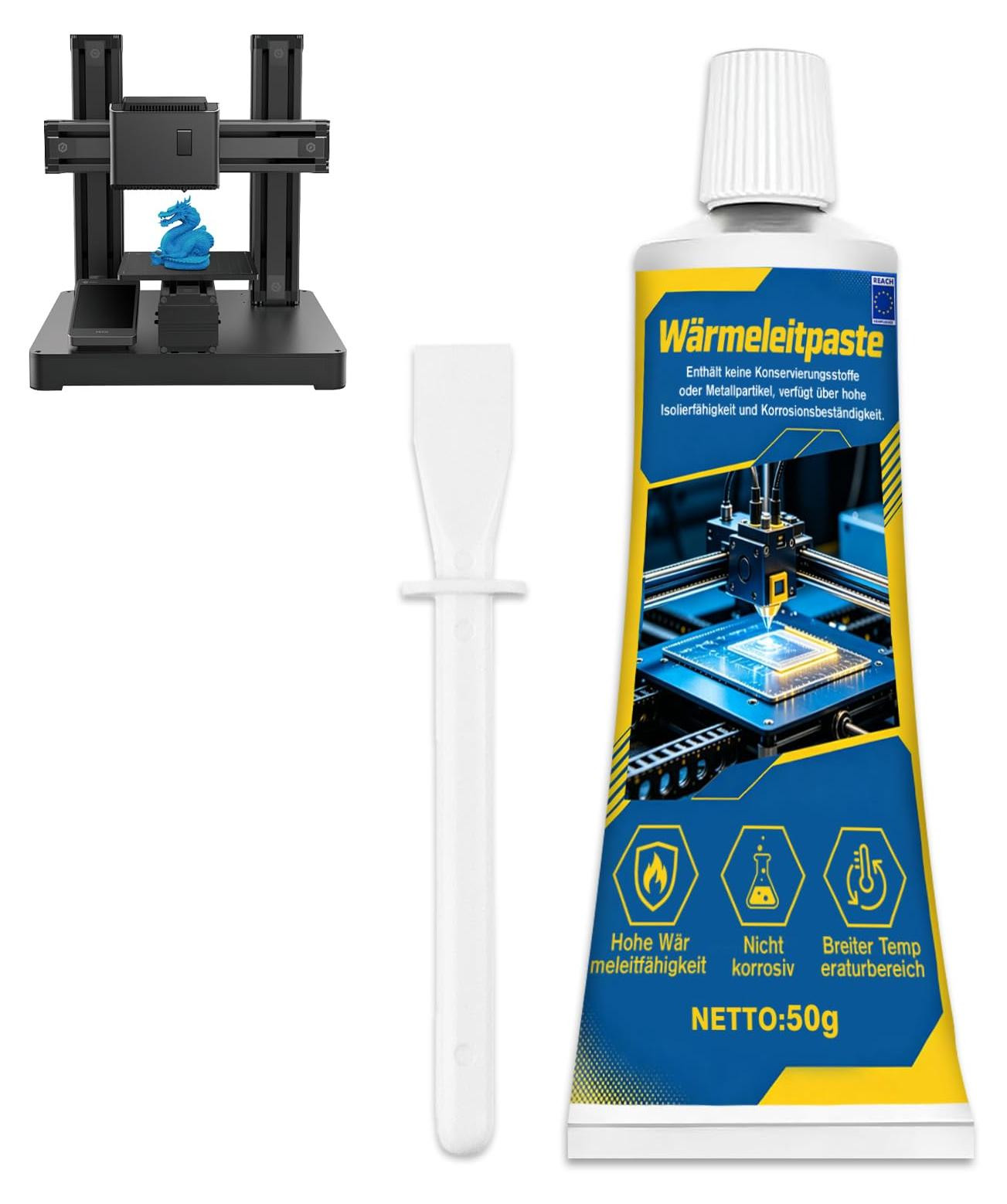 Dripio Warmtegeleidende pasta voor 3D-printer hotends en nozzles tot 350 °C