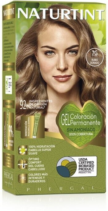 Naturtint Permanentes Haarfarbgel, ammoniakfreie Farbe 7G Goldblond