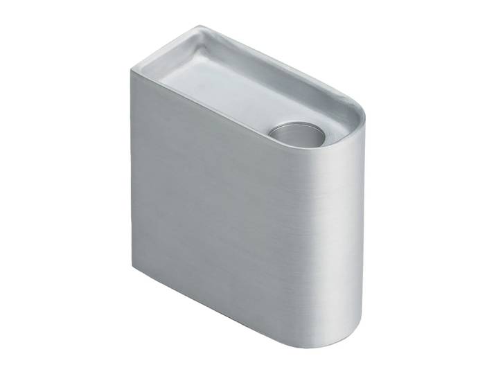 Northern Bougeoir Monolith low Aluminium