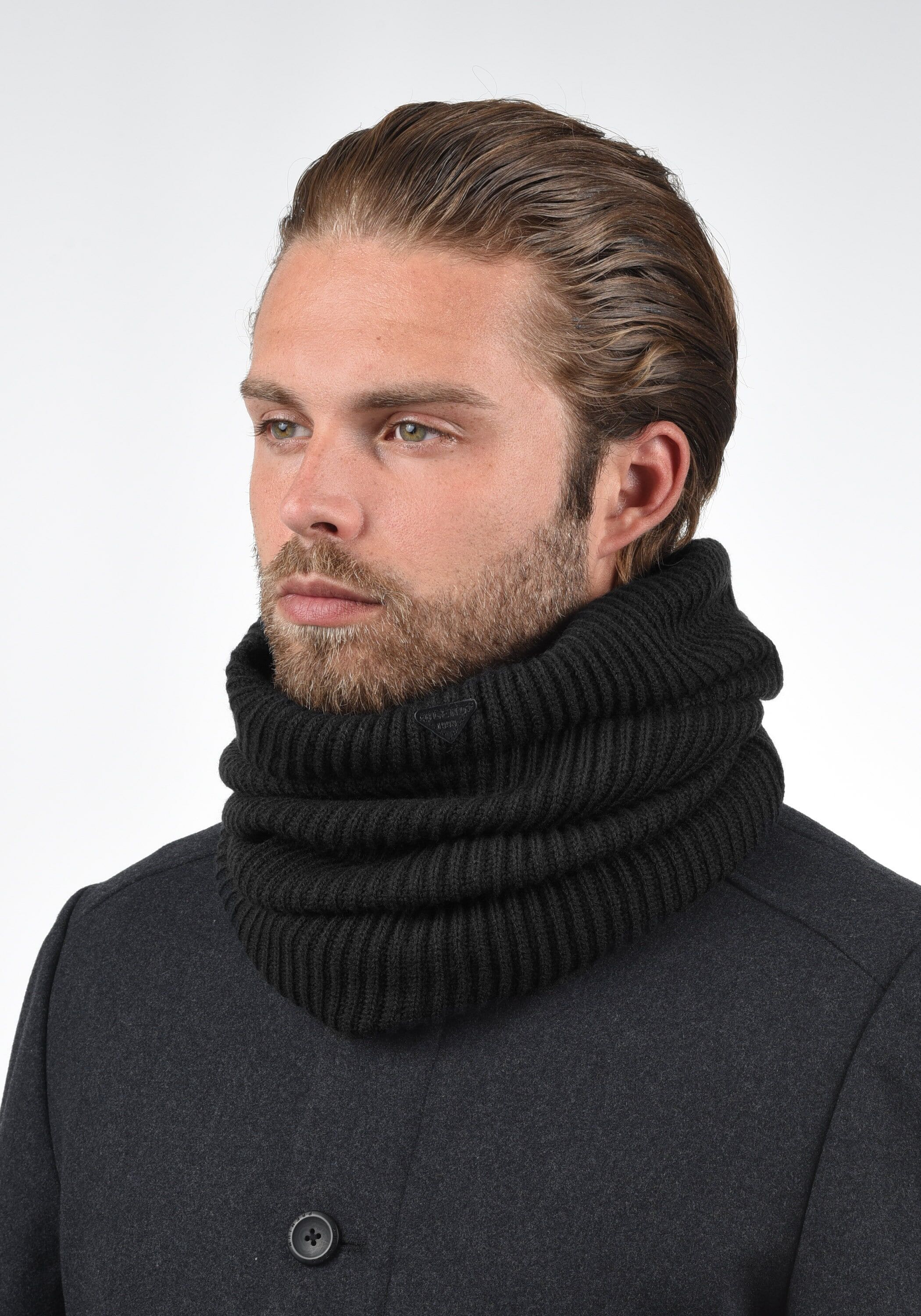 Loop BLEND "Loop BHChivi", Herren, Gr. one, schwarz, Obermaterial: 100% Polyacryl PAN., Modetücher Loop