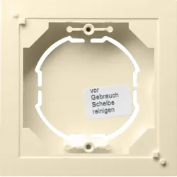 Gira AP-Rahmen 1-fach cremeweiß-glänzend flach 021901