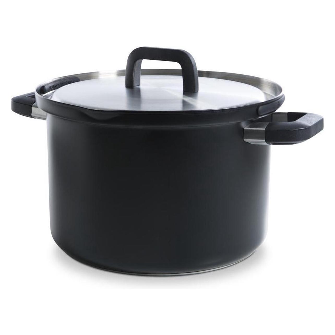 BK Flow Cool Black RVS Soeppan - 26 cm - Inductie - Zwart (Kochtopf, Edelstahl) (B2478.324)