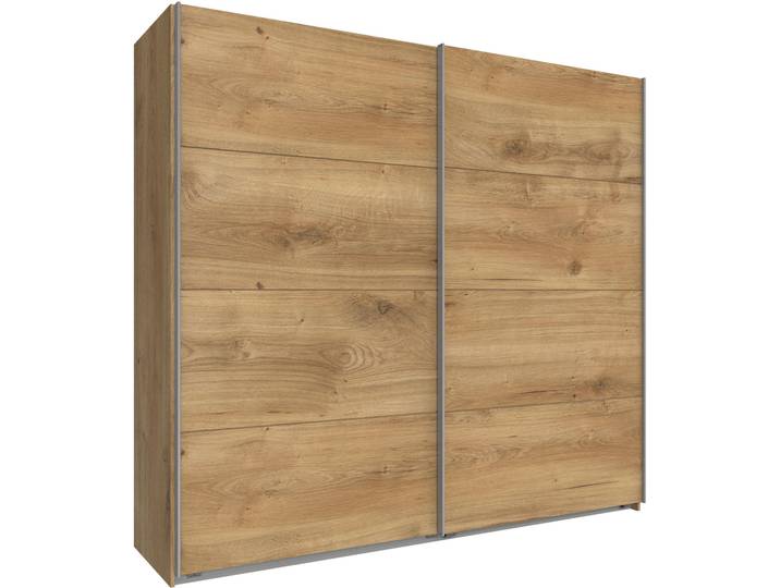 Schwebetürenschrank WIMEX Easy , braun (plankeneichefarben), B:270cm H:210cm T:65cm, Schränke, Schwebetürenschrank