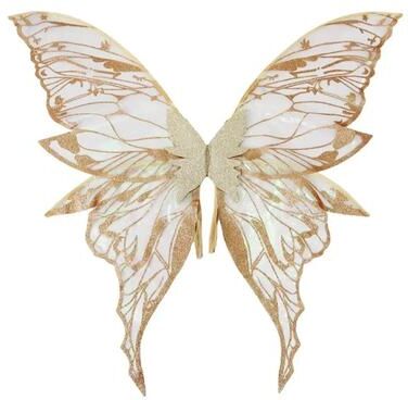 Inspired Finds Sparkling Fairy Butterfly Wings Costume For Halloween, Cosplay And Dress Up Parties champagne